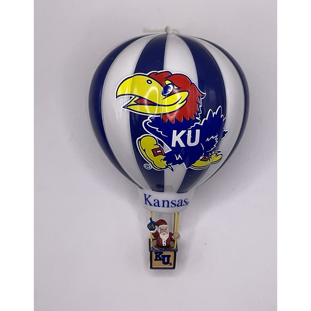 Kansas Jayhawks 2004 Danbury Ballon Christmas Ornament No Box